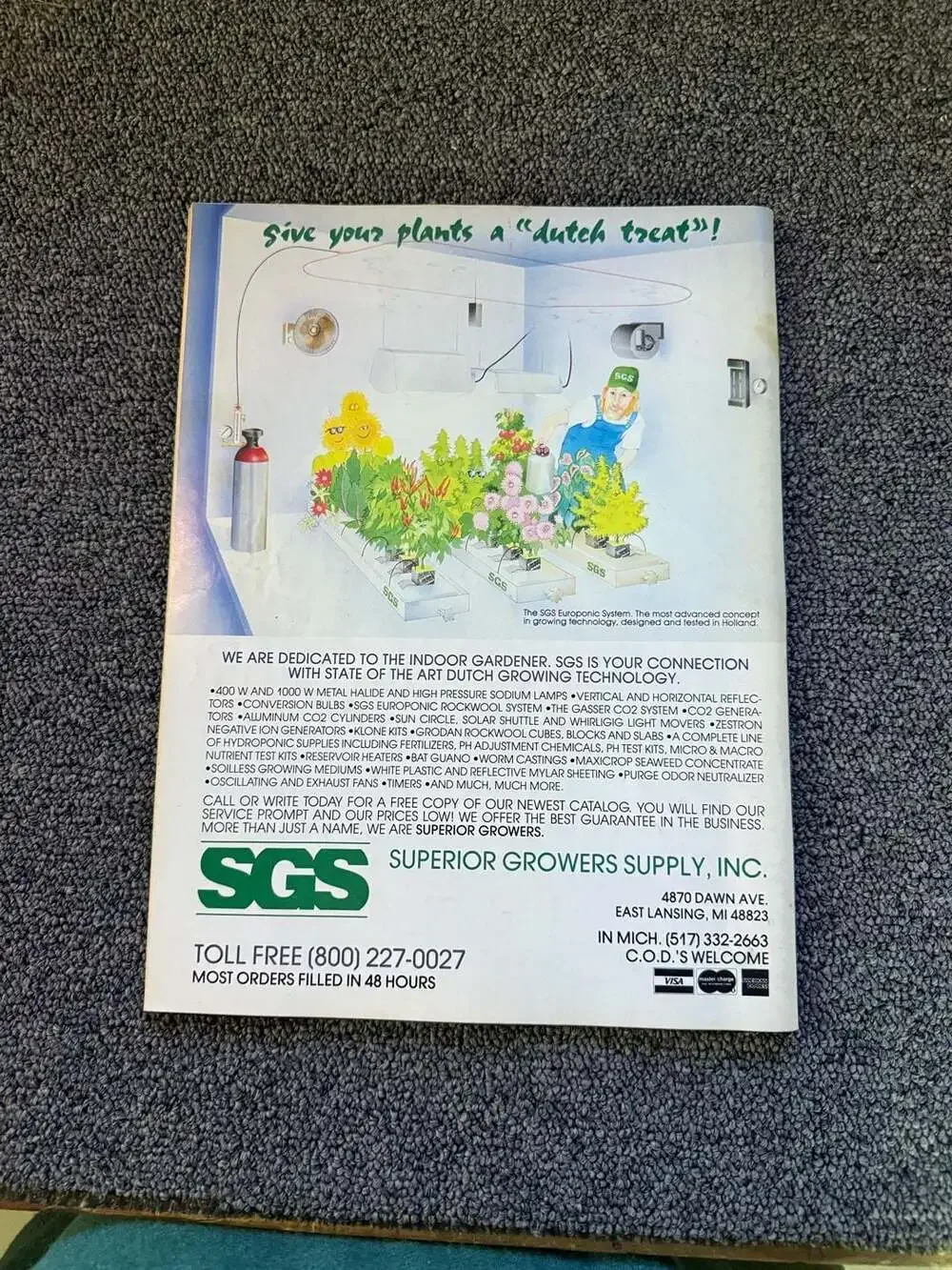 High Times Magazine April 1989 Lighting For Growth